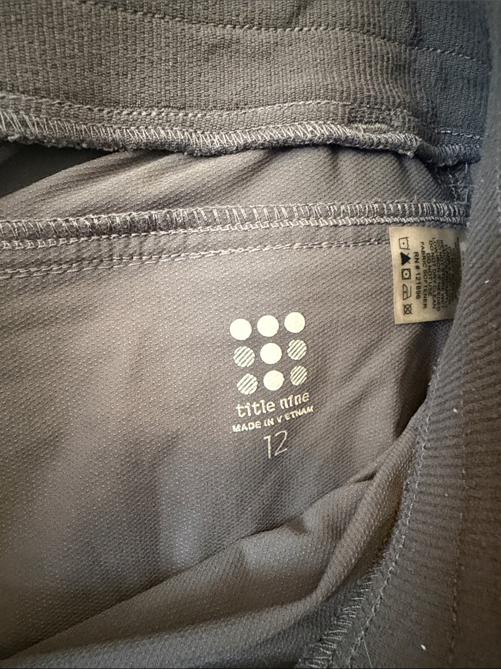 Title Nine Women's Athletic Pant - Charcoal Gray - Picture 10 of 11